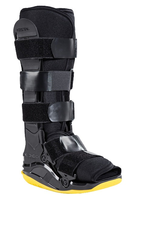 Bota Imobilizadora Longa Preto/Amarelo Exofoot Kestal