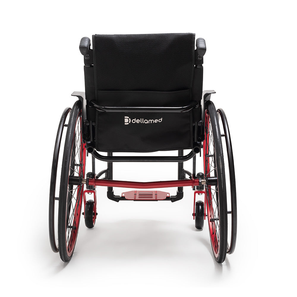Cadeira de Rodas Monobloco em Alumínio Maxmoving 38cm - Dellamed