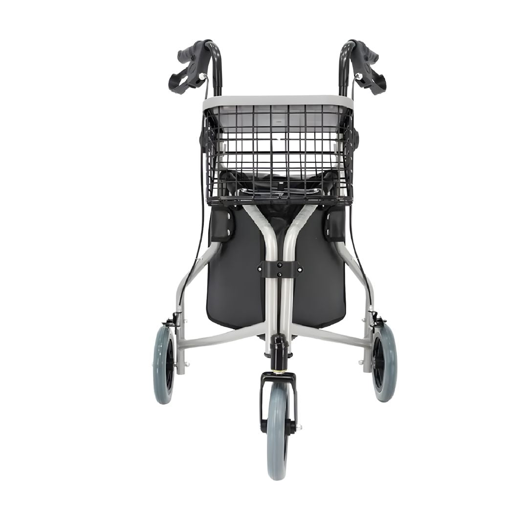 Andador 3 Rodas Evolution Plus com Porta-Objetos e com Cesto Praxis