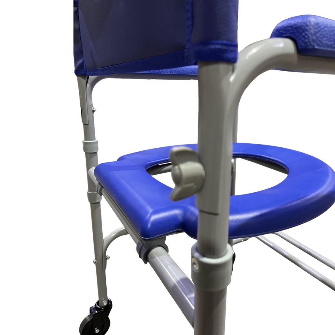 Cadeira de Banho Higienica Dobravel MED440 Cap. 100Kg