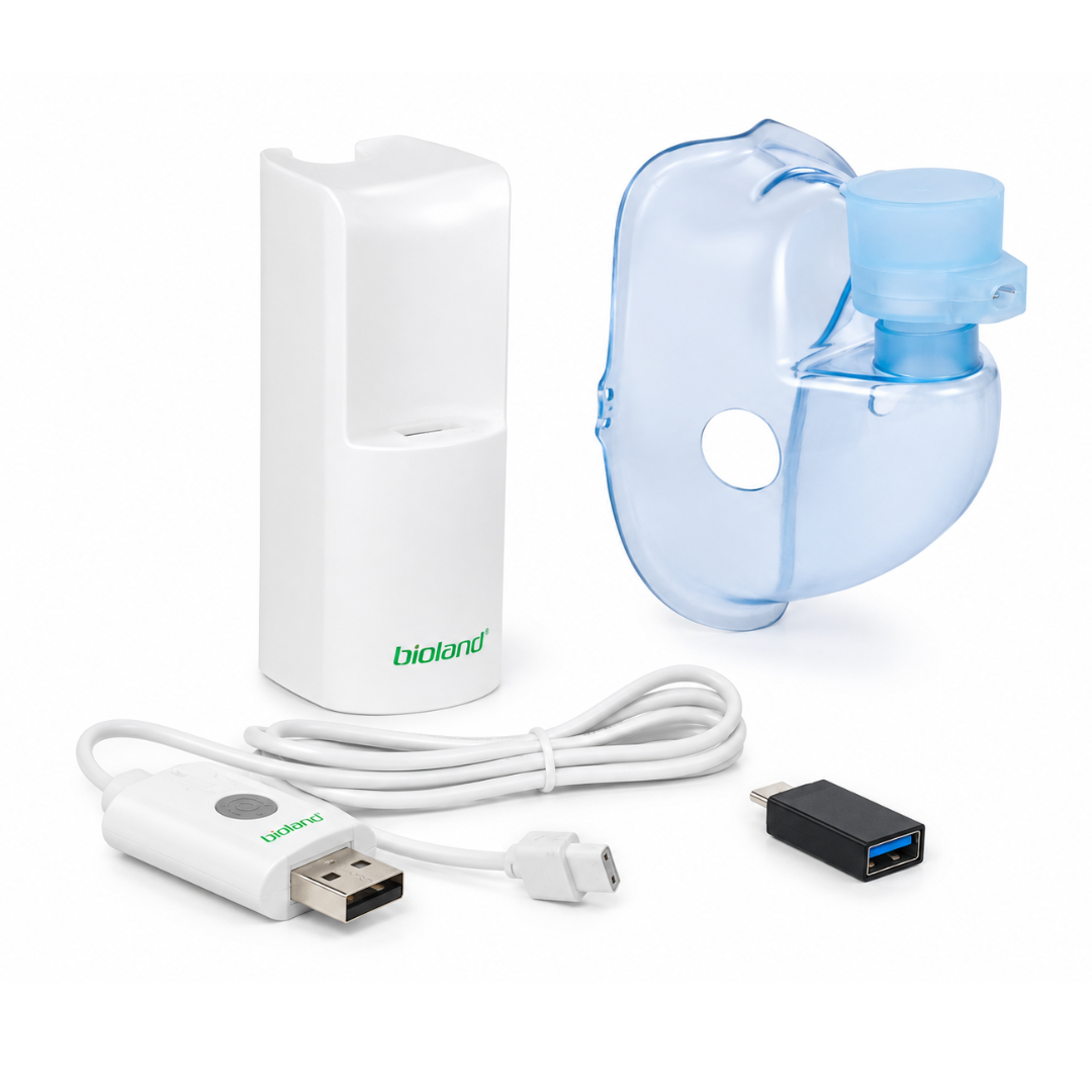 Inalador Nebulizador Portátil Mesh VP-M10 Bioland + E-book