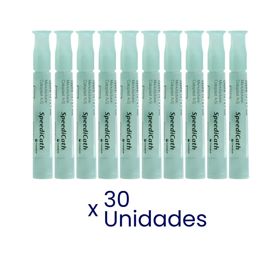 Cateter Feminino Compact 30 unidades Speedcath - Coloplast + E-book