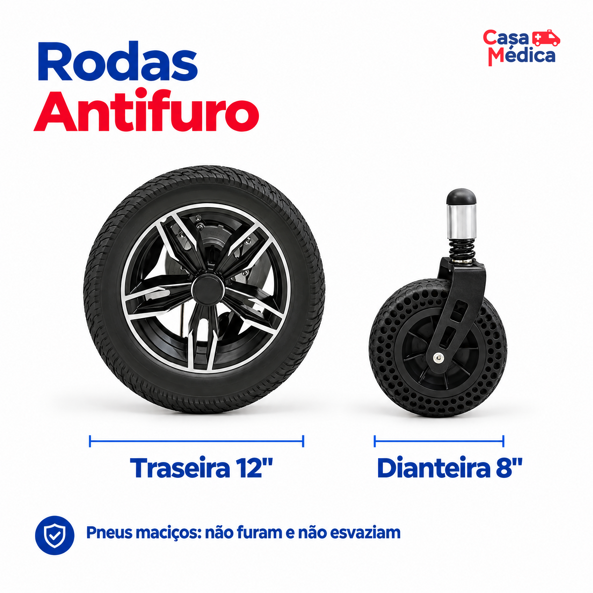 Cadeira de Rodas Motorizada Dobrável M-3000 - Mobifree