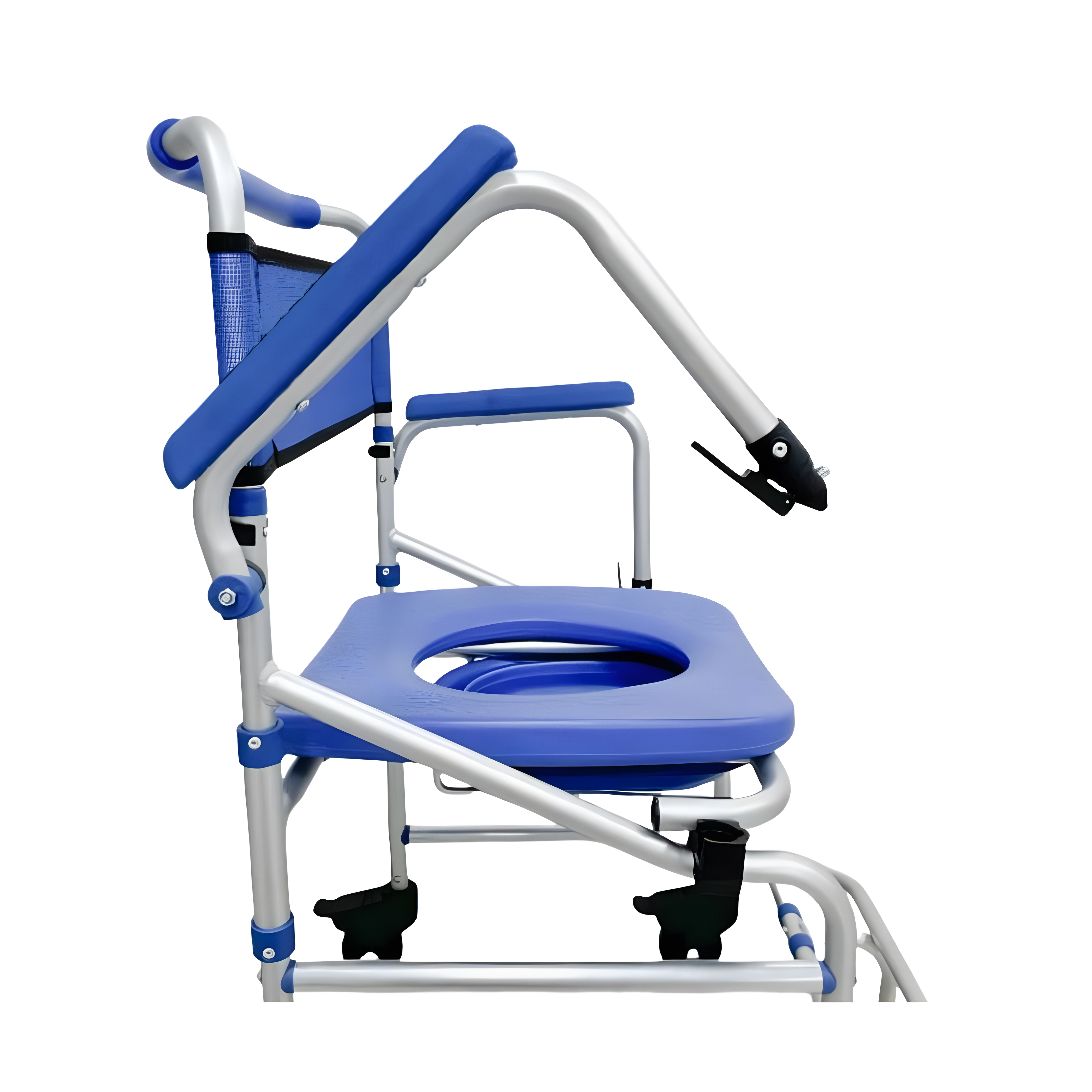 Cadeira de Banho D55 Alumínio 40cm - Dellamed - 4 em 1