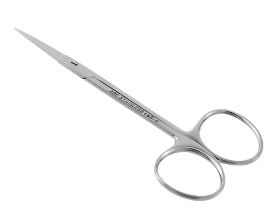 Tesoura Iris Reta ABC para cirurgias