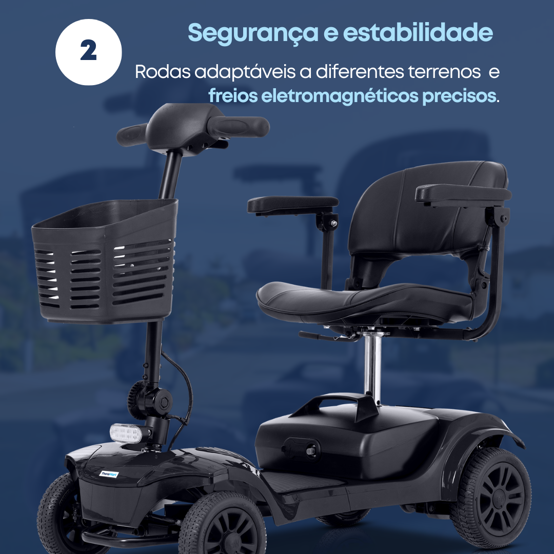 Scooter Motorizada TheraRover Plus até 136kg - Theramart
