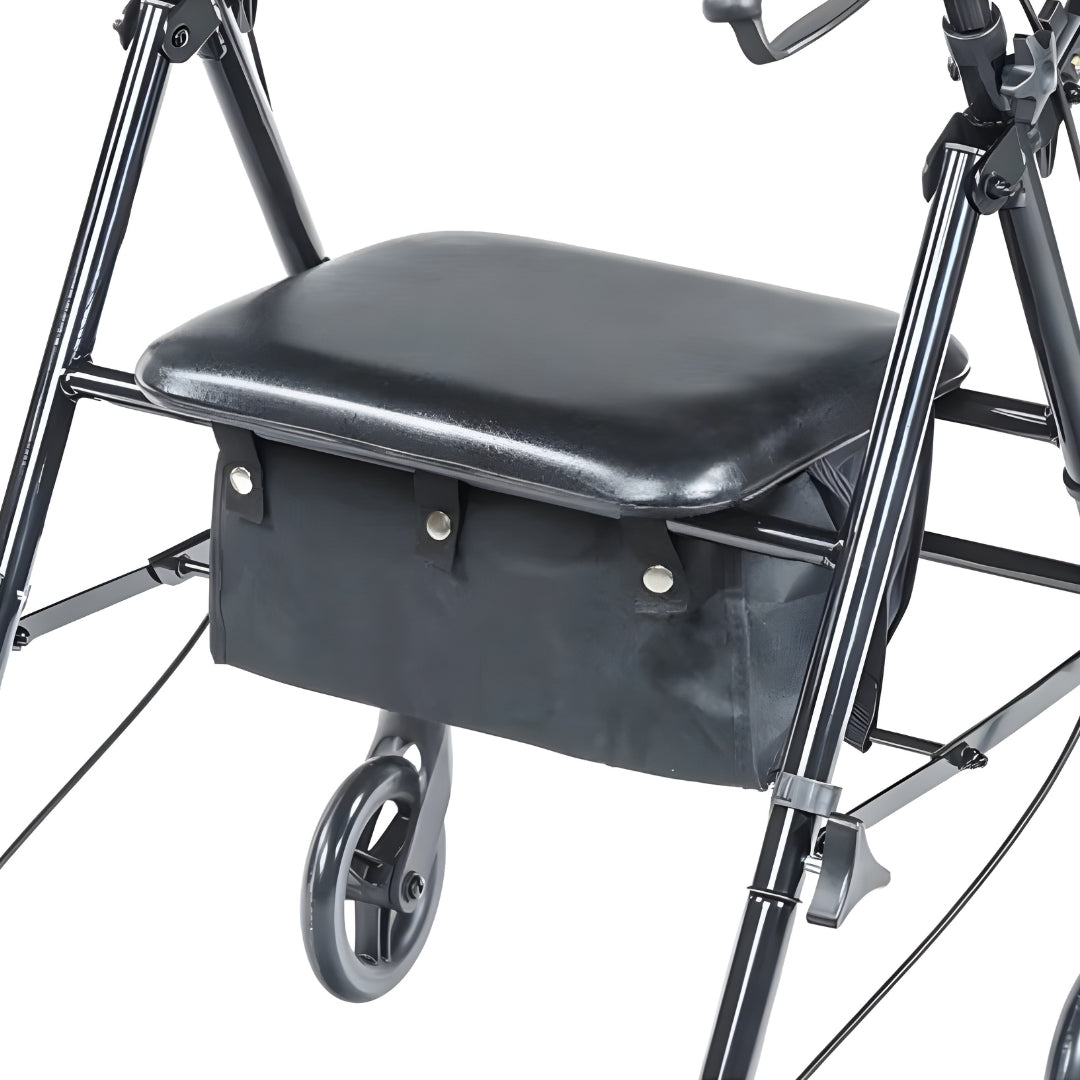 Andador Dobrável com 4 Rodas e Assento MED520 – Supermedy