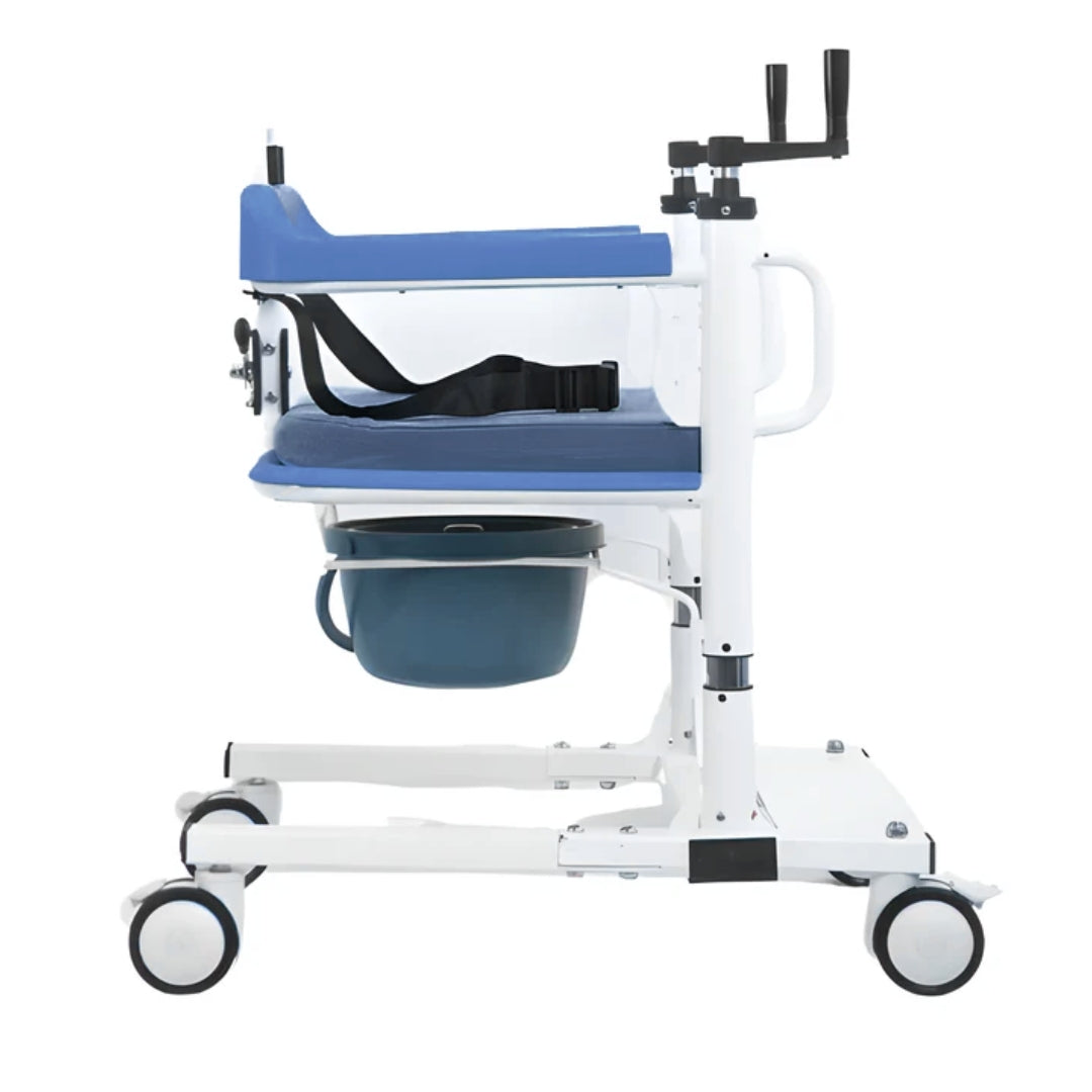 Cadeira de Transferência Multifuncional até 120kg MED3040 Azul - Live Well