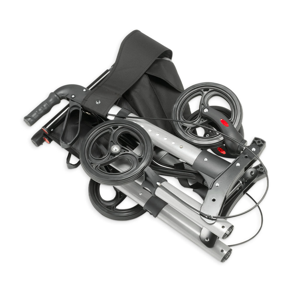 Andador Aluminio 4 Rodas D14 - Dellamed