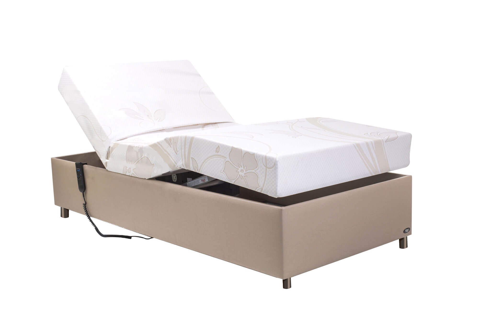 Cama Motorizada Fowler Century 0,89x1,89m com Colchão Acoplado Pilati