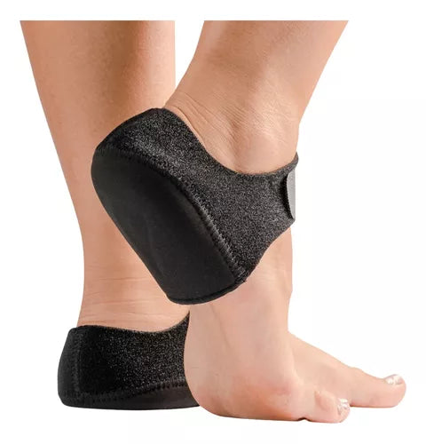 Par De Calcanheira Gel Tornozeleira Em Neoprene Hidrolight