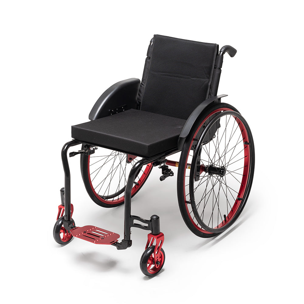 Cadeira de Rodas Monobloco em Alumínio Maxmoving 38cm - Dellamed
