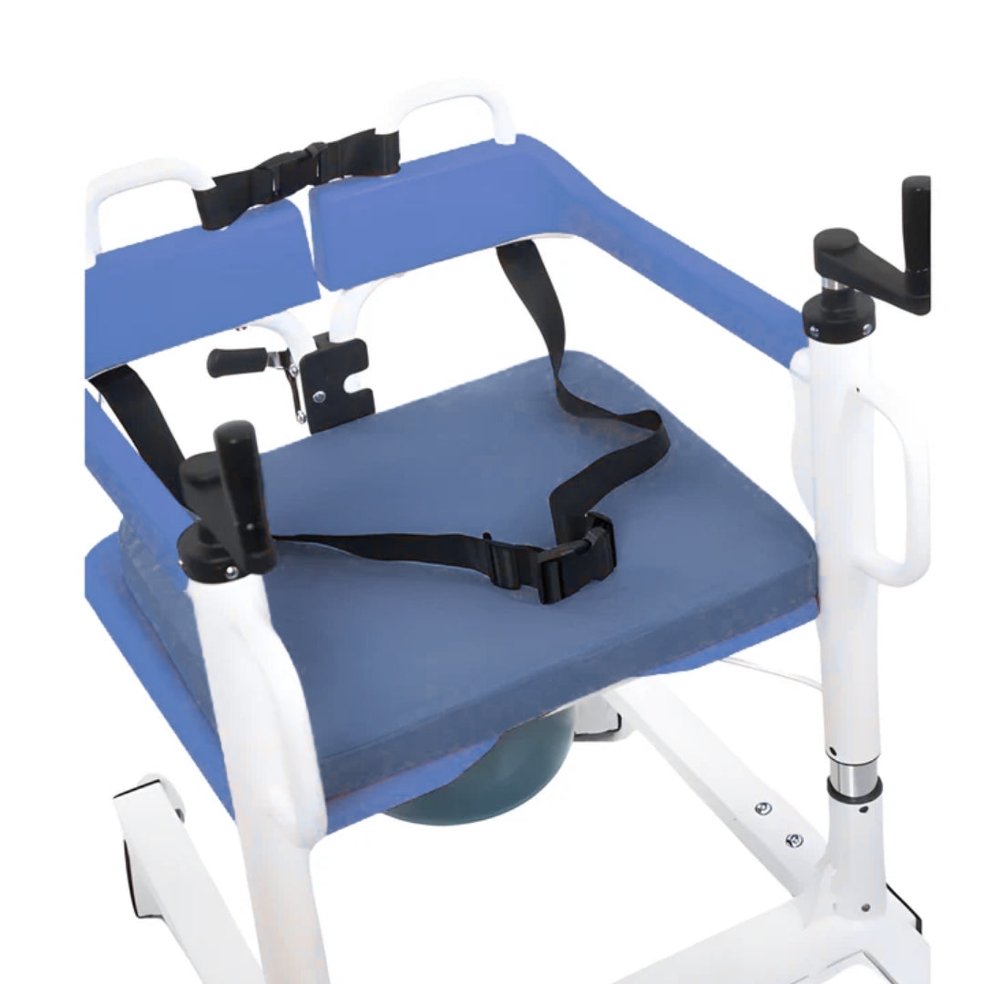 Cadeira de Transferência Multifuncional até 120kg MED3040 Azul - Live Well