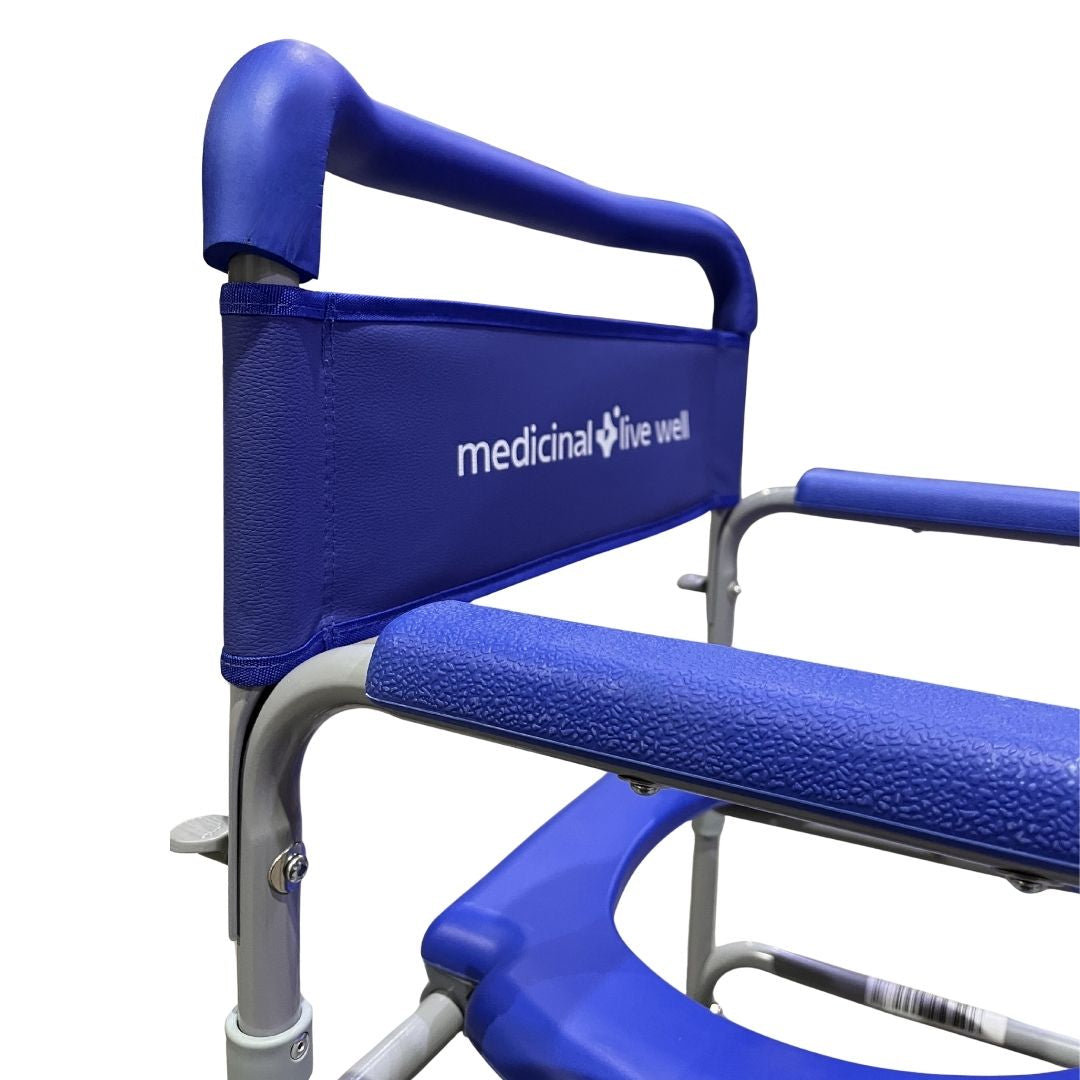 Cadeira de Banho Higienica Dobravel MED440 Cap. 100Kg