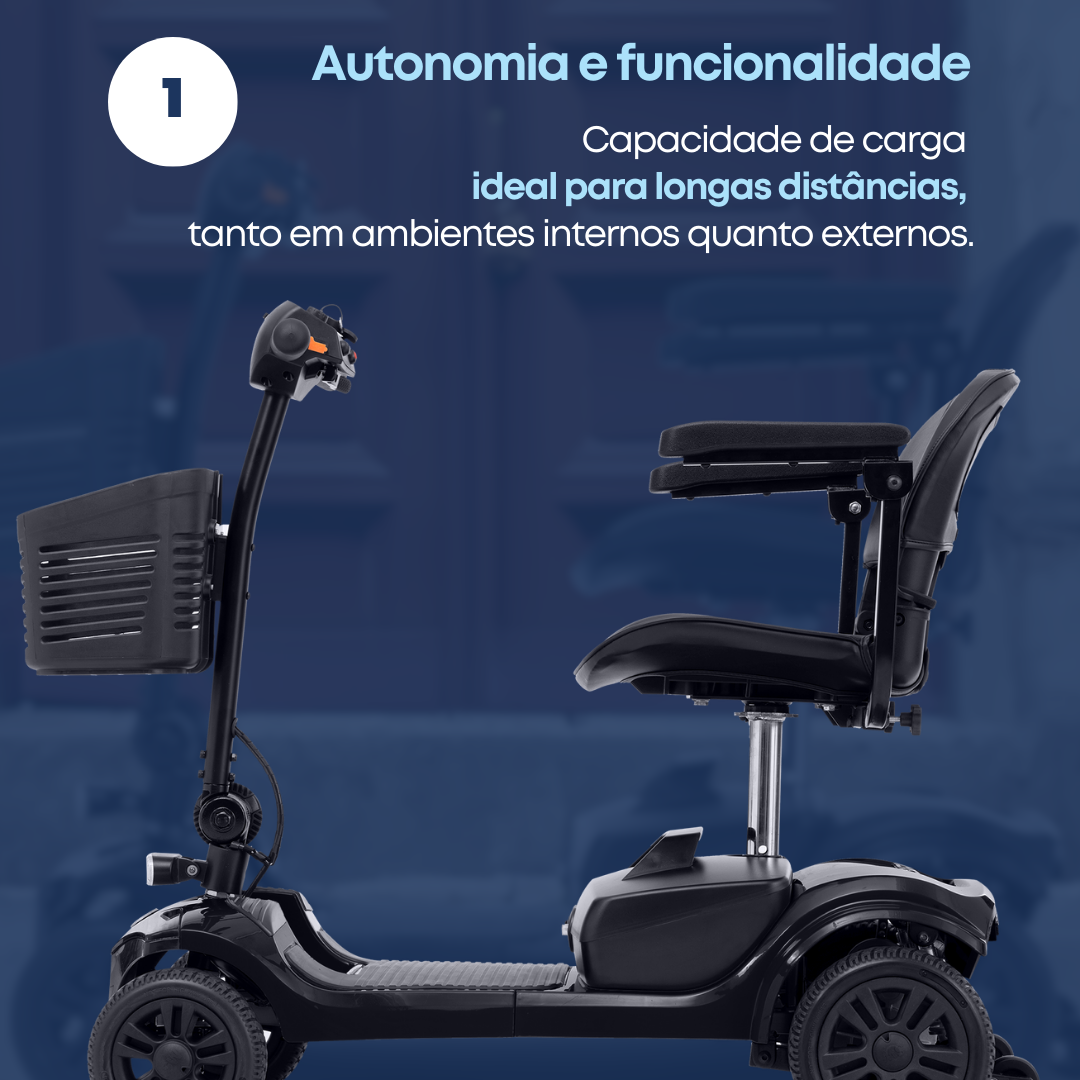 Scooter Motorizada TheraRover Plus até 136kg - Theramart