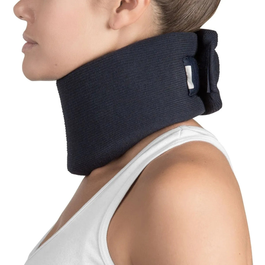 Colar Cervical Espuma Azul M Mercur