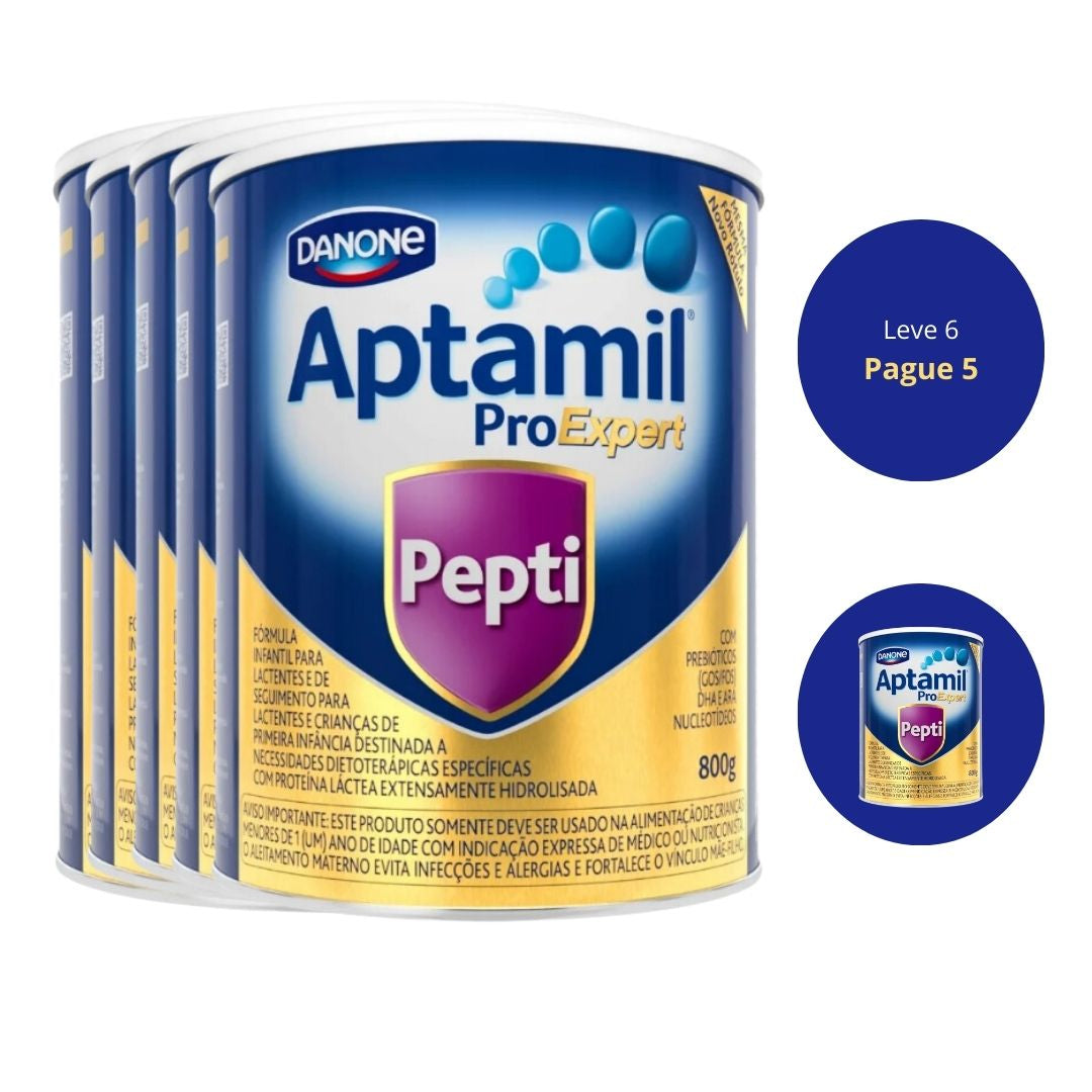 Kit Aptamil Pepti 800g c/ 6 und - Danone
