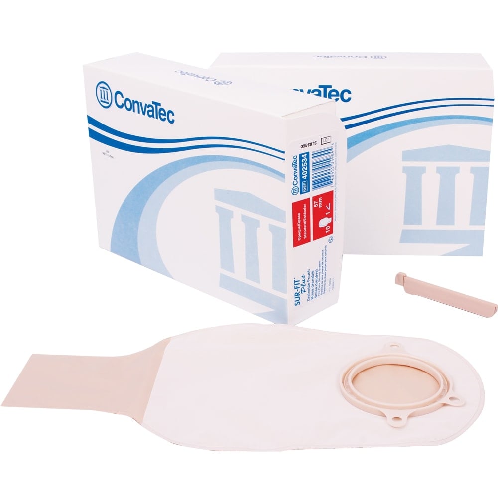 Bolsa de Colostomia Drenável Opaca Sistema Sur-Fit (32mm até 70mm) Convatec
