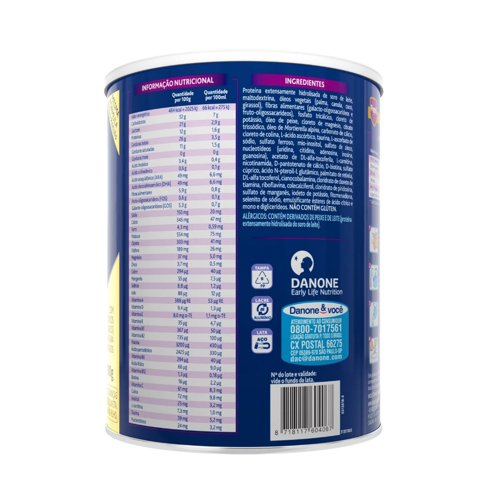 Kit 6 unidades de Aptamil Pepti 400g - Para Alérgicos a Leite de Vaca/Soja Danone & E-book