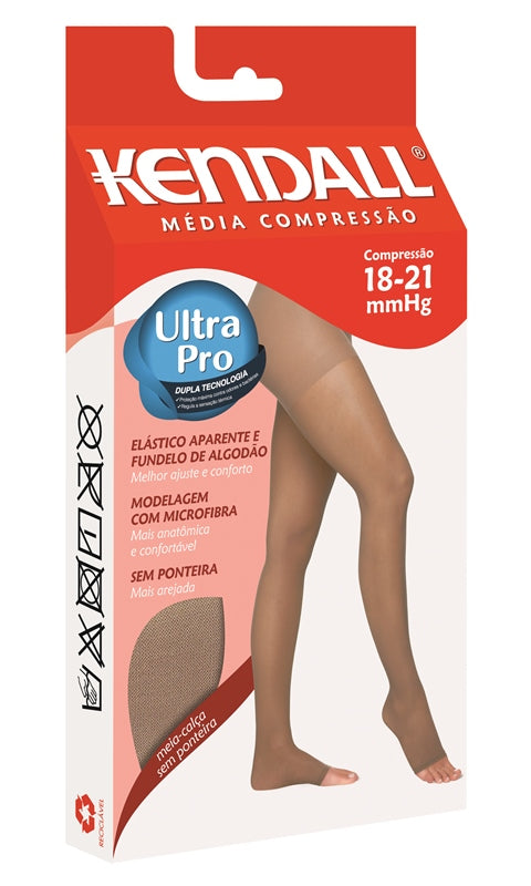 Meia Media Compressão Meia Calça Sem Ponteira Kendall