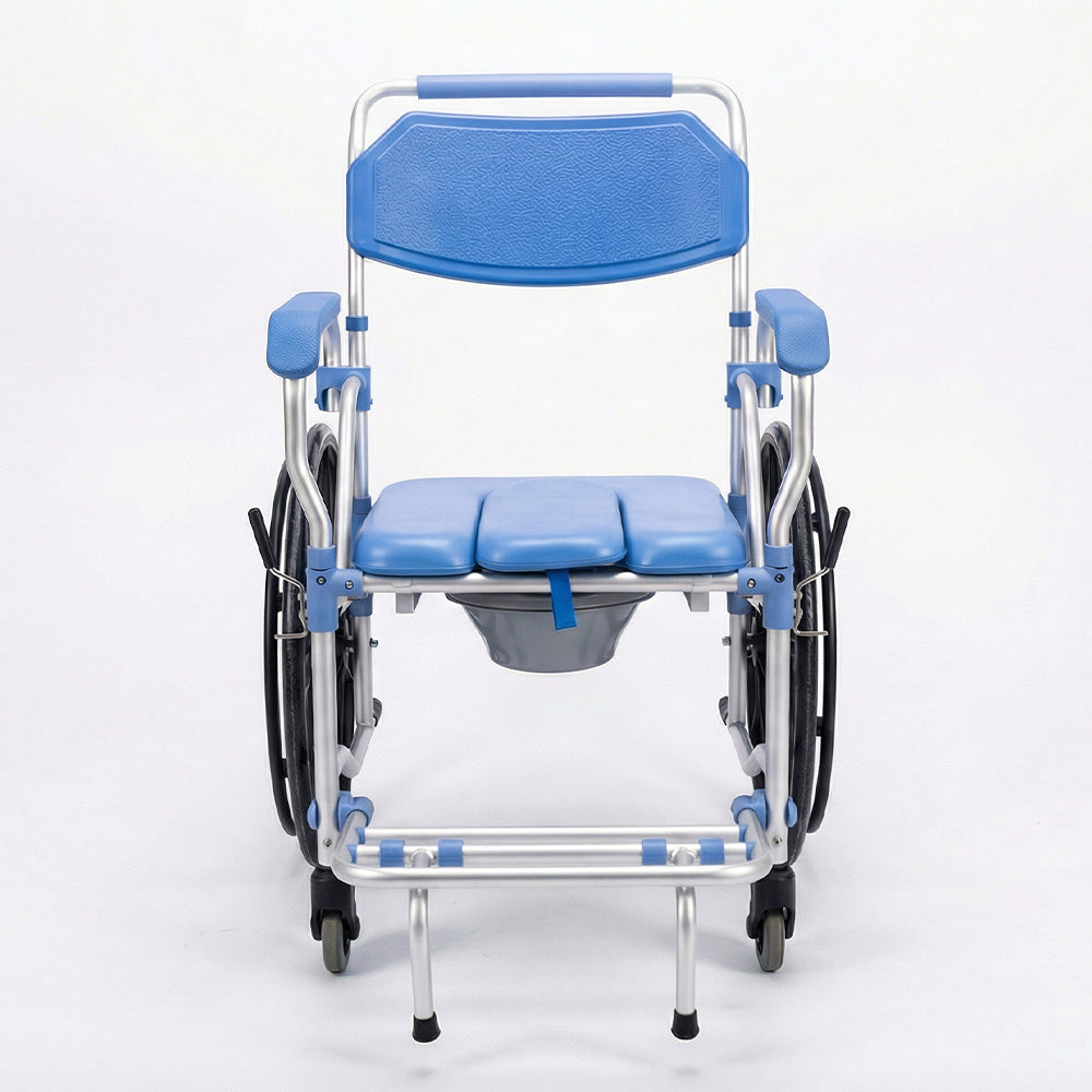 Cadeira de Banho D65 Desmontável em Alumínio até 150kg Assento 44cm - Dellamed