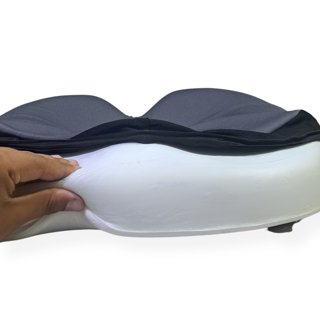 Almofada Anatomica Coccix Oriflex Preta - Supermedy