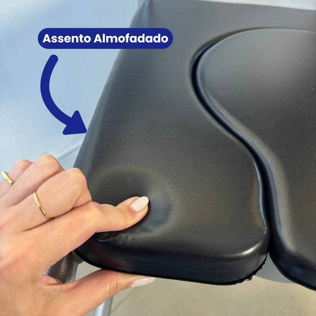 Cadeira de Banho Alumínio Mônaco - Supermedy