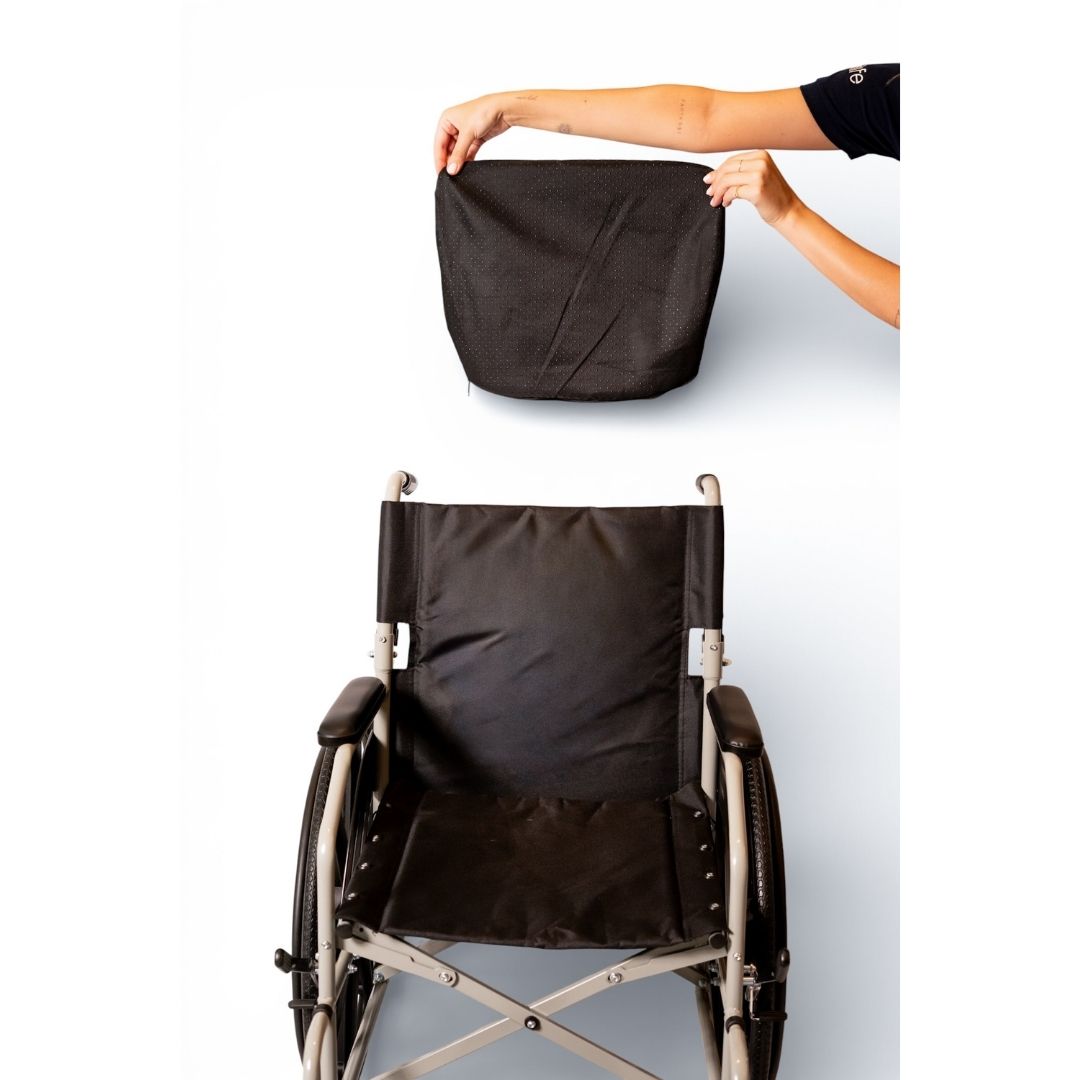 Assento de Gel Almofada Silicone Anti Escaras Ortopédico Egg Sit Cor Azul - Supermedy