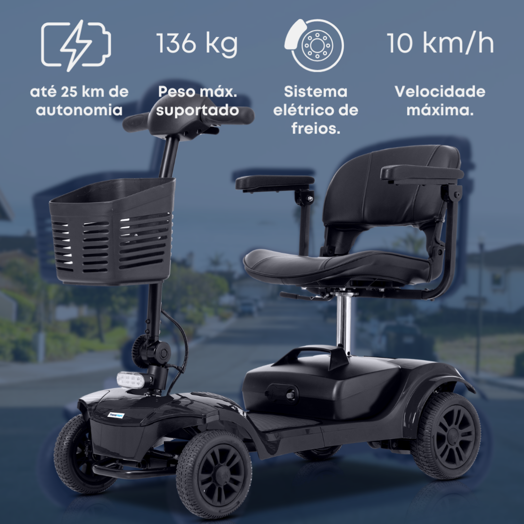 Scooter Motorizada TheraRover Plus até 136kg - Theramart