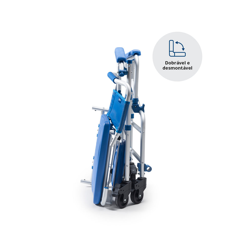 Cadeira de Banho D55 Ultraleve Alumínio 40cm - Dellamed