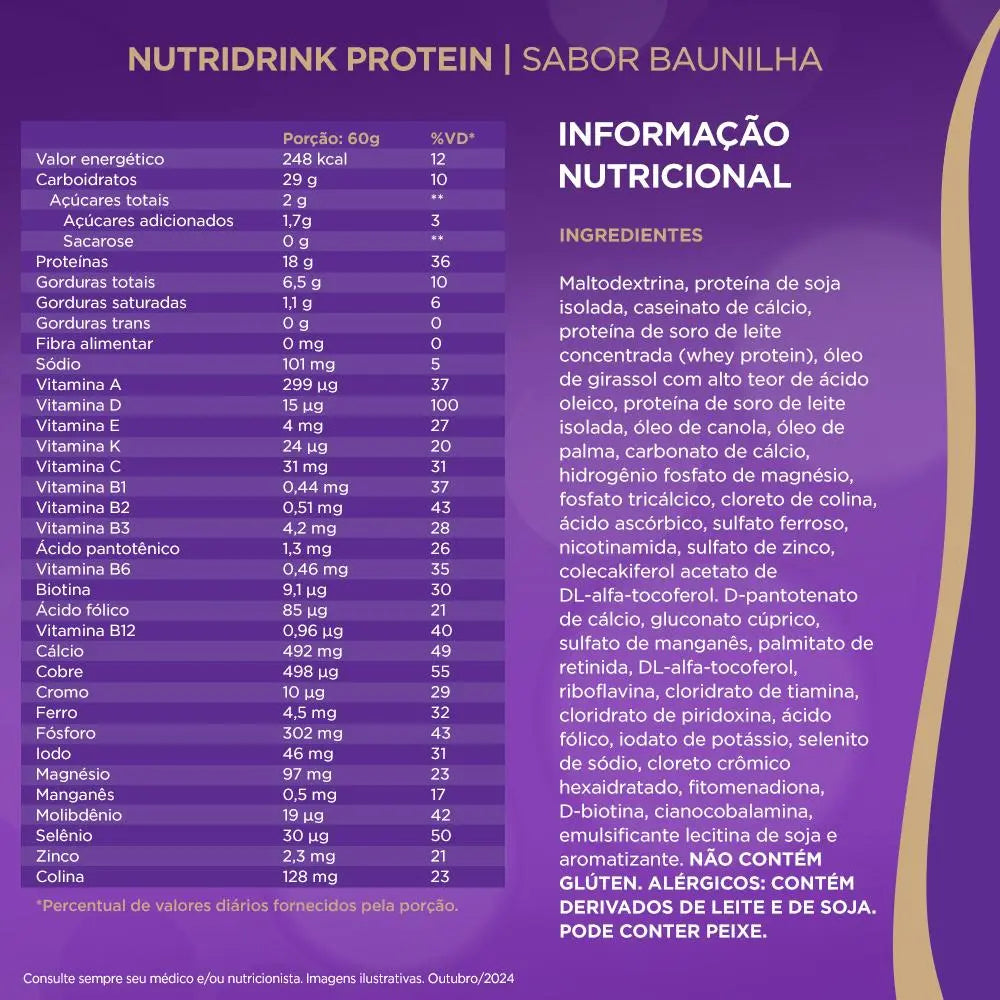Nutridrink Max em Pó 350g Baunilha Danone