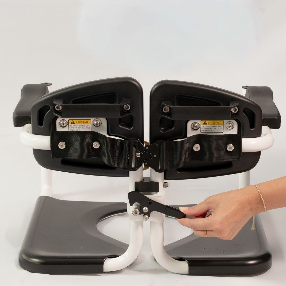 Cadeira de Transferência e Apoio para Acamados Higiênica para Idoso - Supermedy