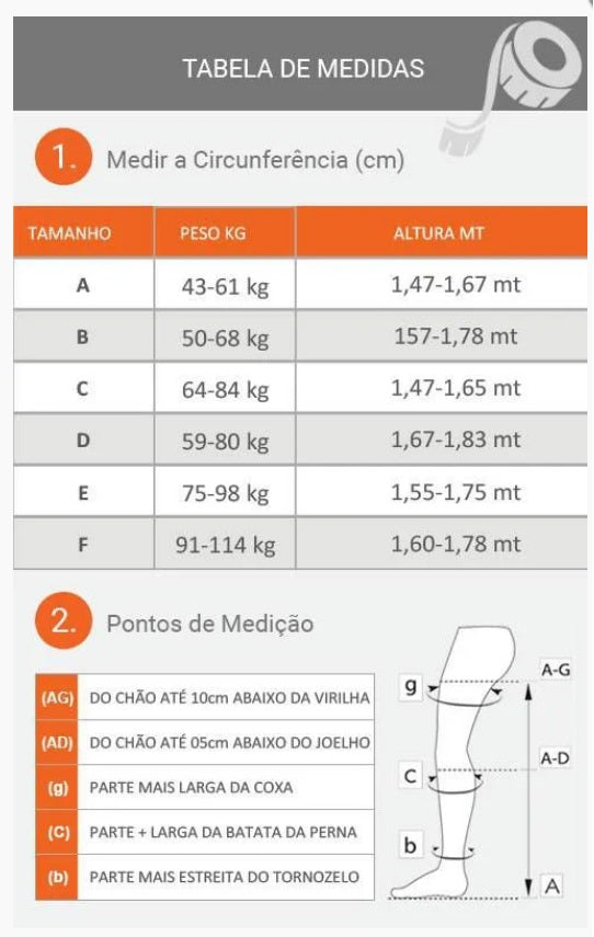 Meia 120A 15/20 ATM Meia Calça Gestante Audace Natural - Sigvaris