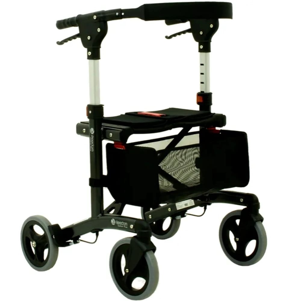 Andador Alumínio 4 Rodas com 7 Níveis de Ajuste Freedom Walker Plus