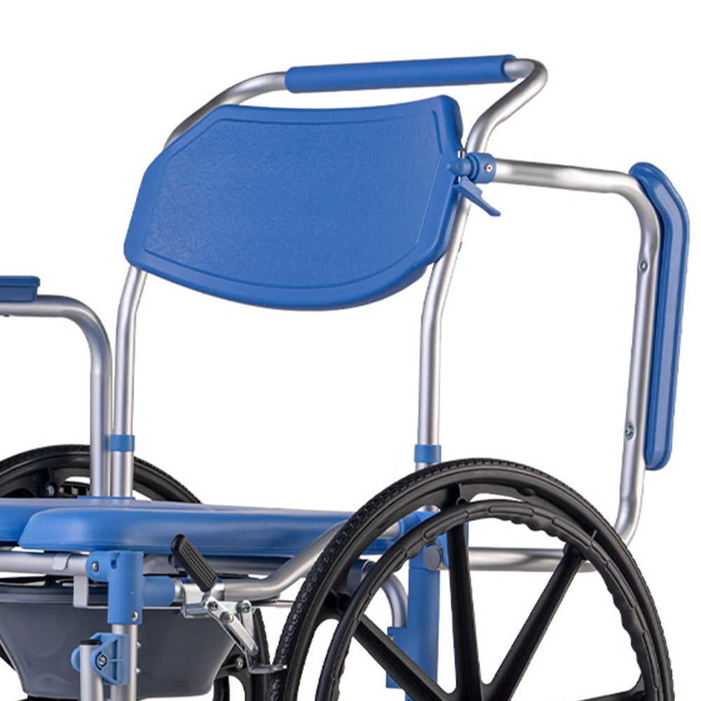 Cadeira de Banho D65 Desmontável em Alumínio até 150kg Assento 44cm - Dellamed