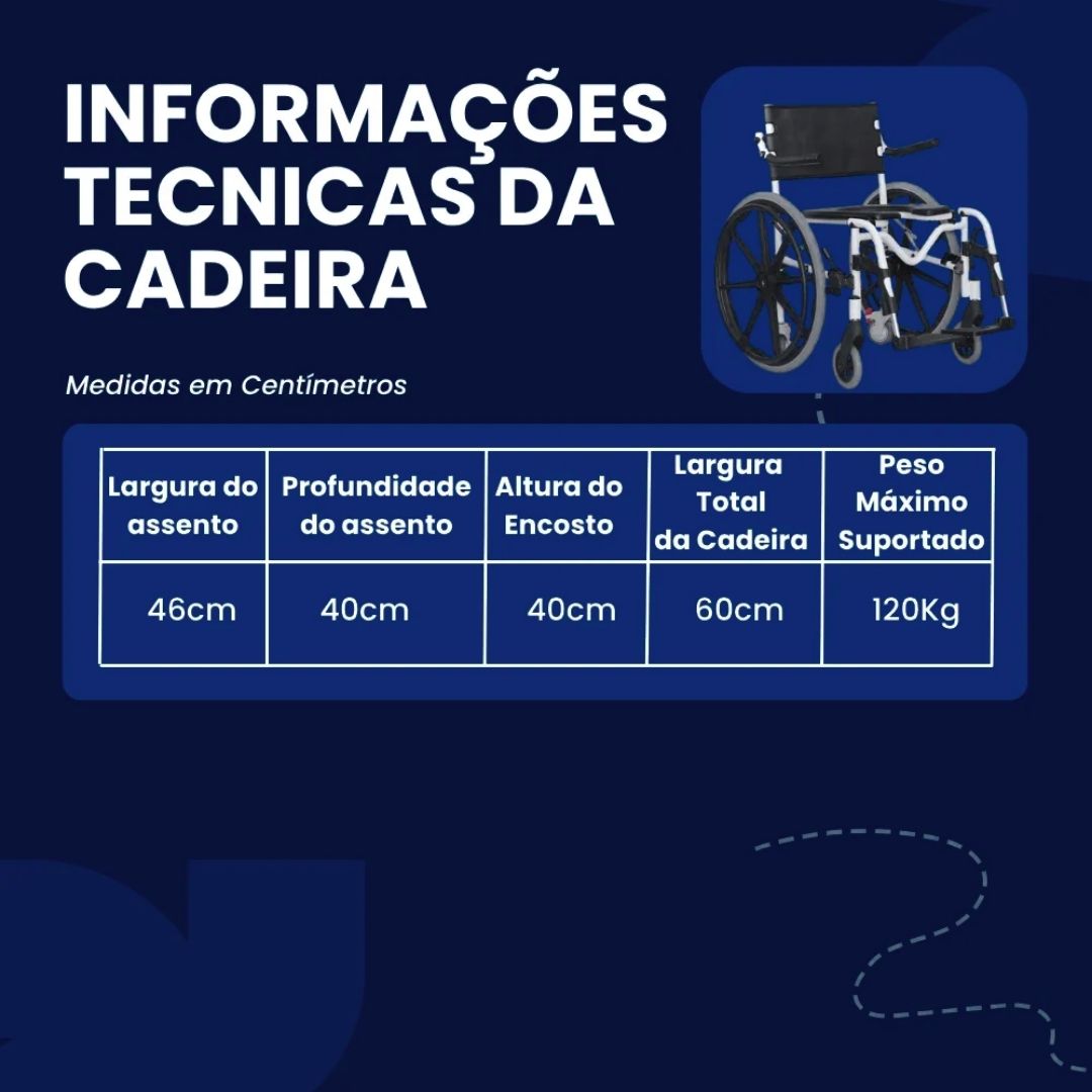 Cadeira de Banho H1 Ortobras