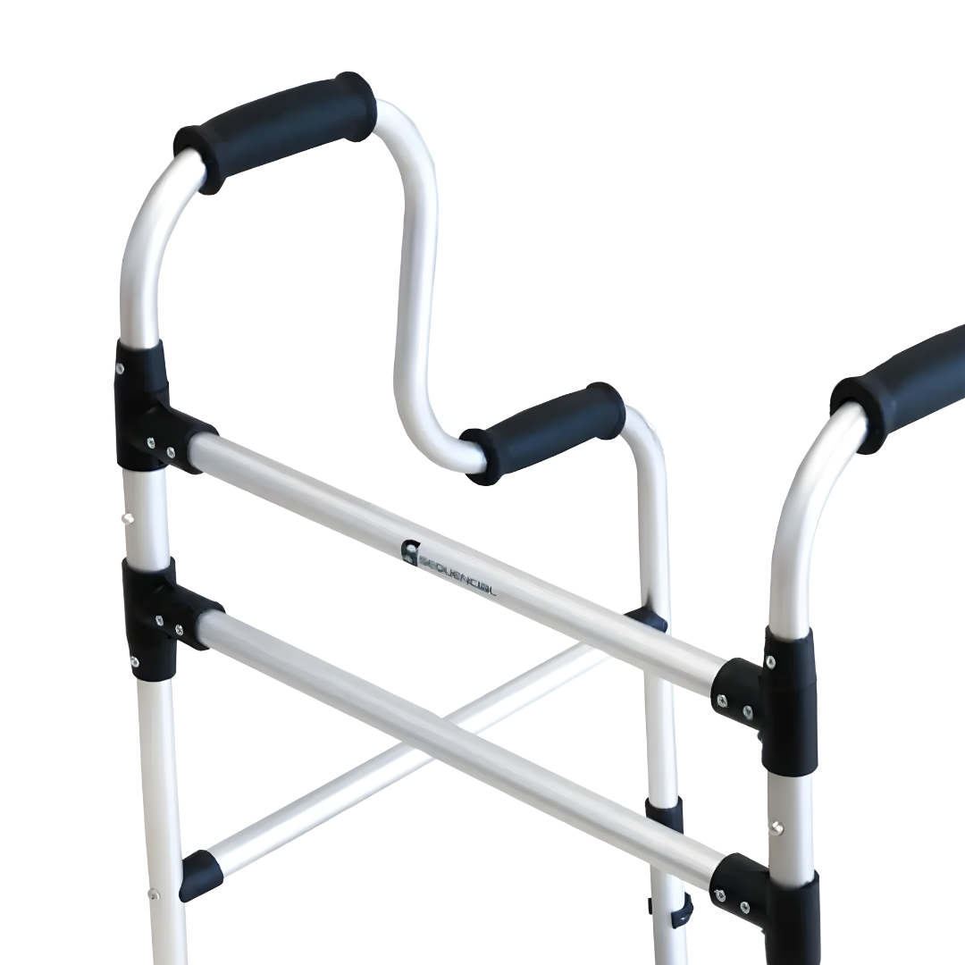 Andador Fixo 2 Barras Duplo Punho Cap. 130Kg Sequencial