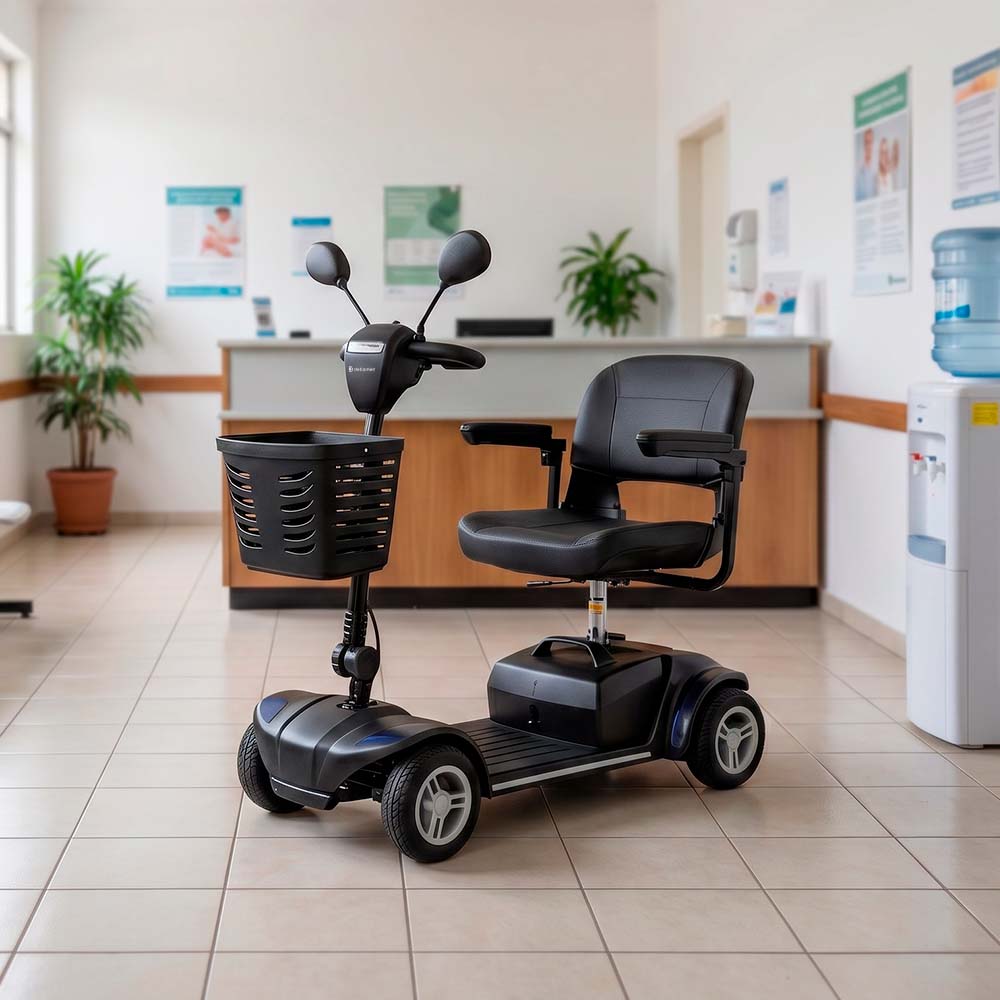 Scooter Elétrica LB Light - Dellamed - com Calha AFO e Suporte para Soro