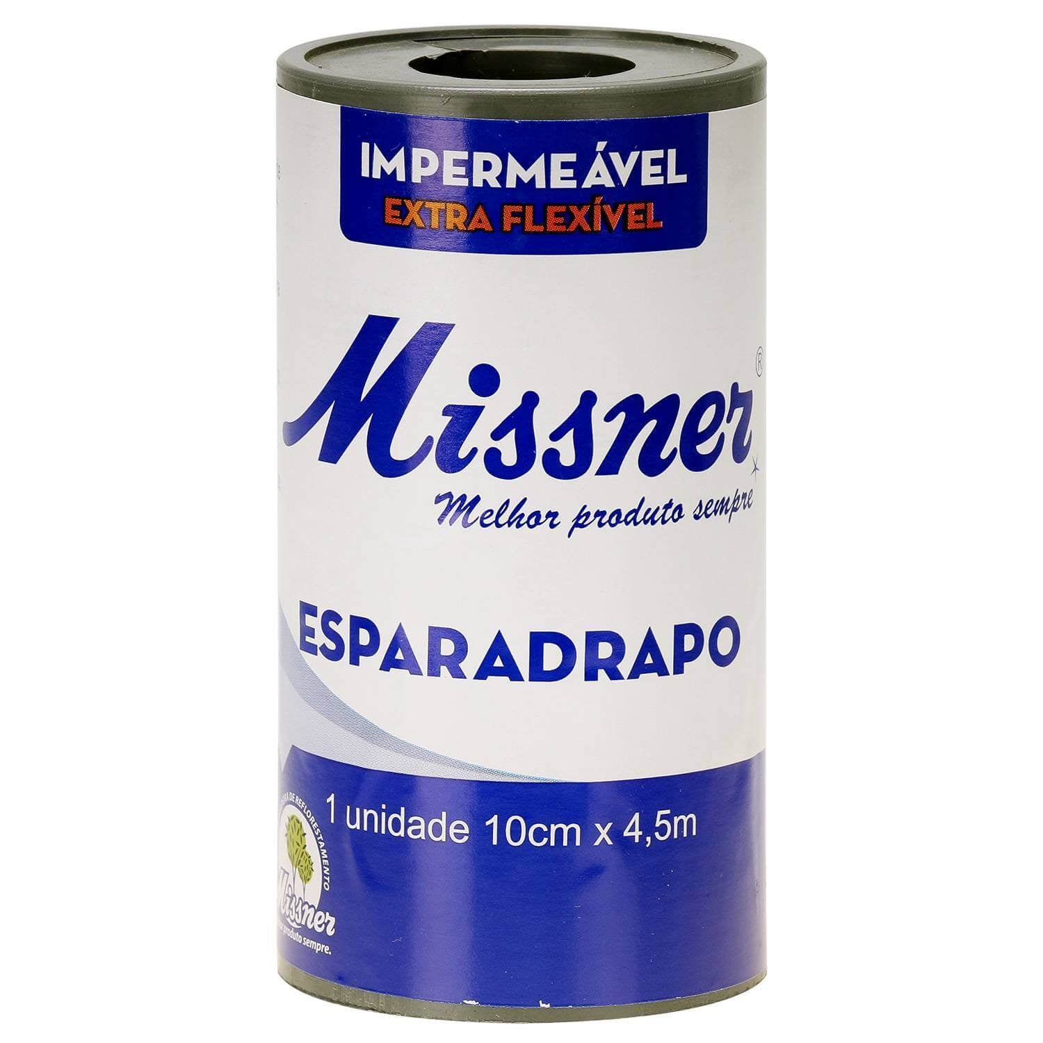 Esparadrapo com Capa Missner 10x4.5mt Branco