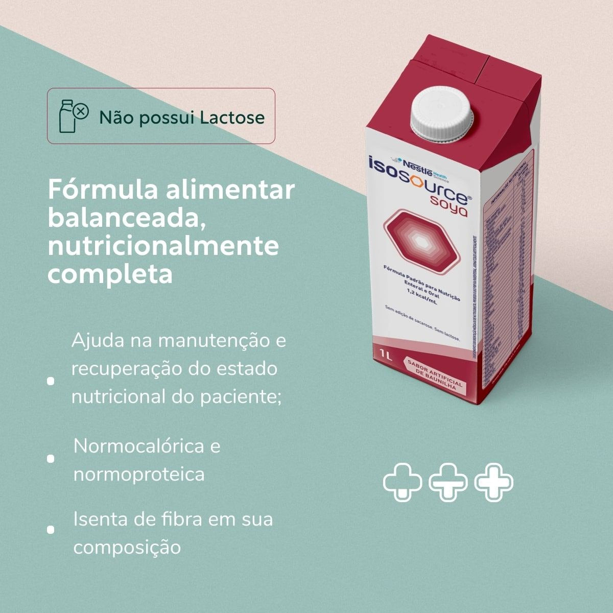 Isosource Soya 1.2kcal 1000ml Nestle + E-book