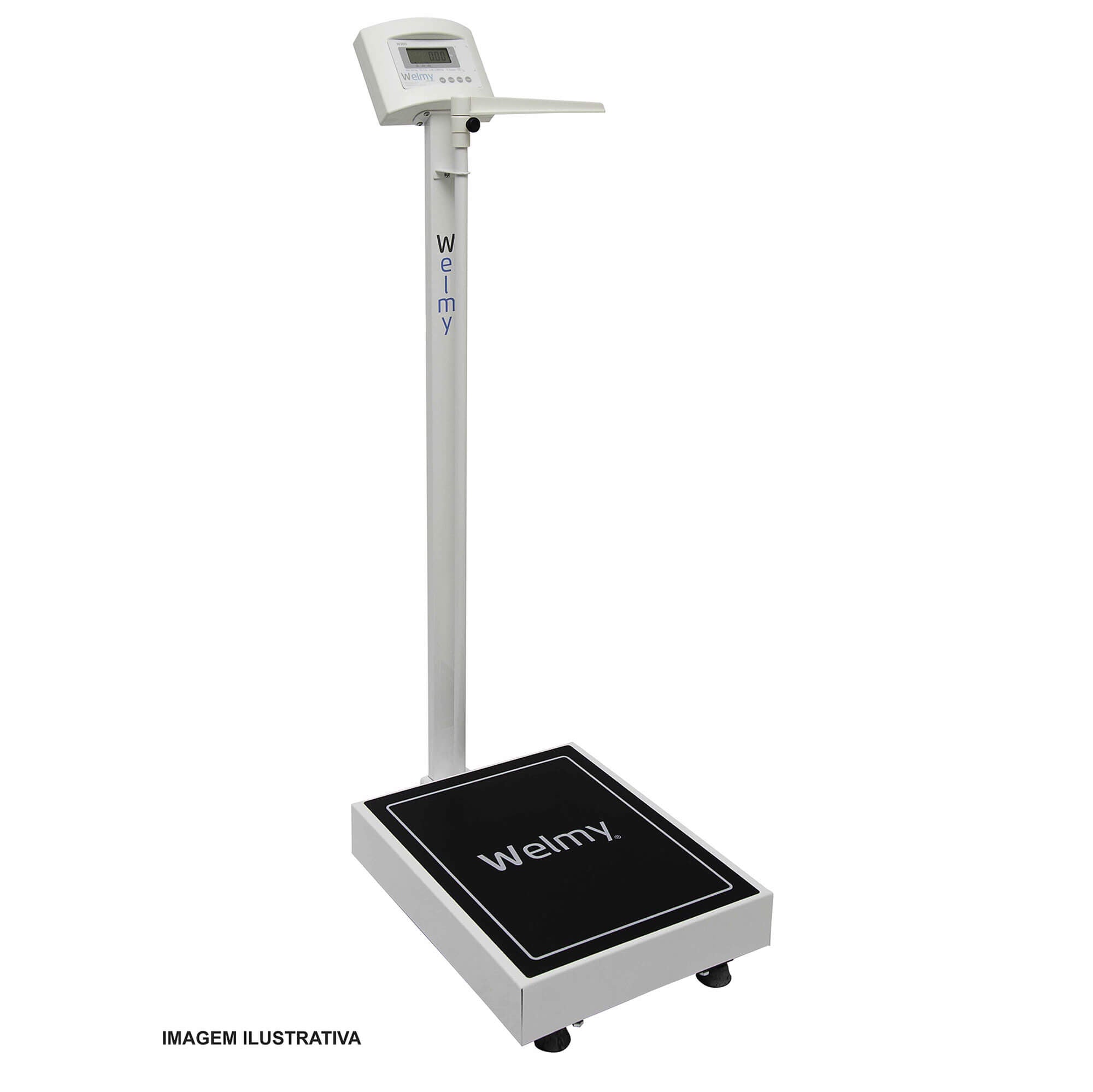Balança Antropométrica Digital 300 kg com Régua W-300A Welmy