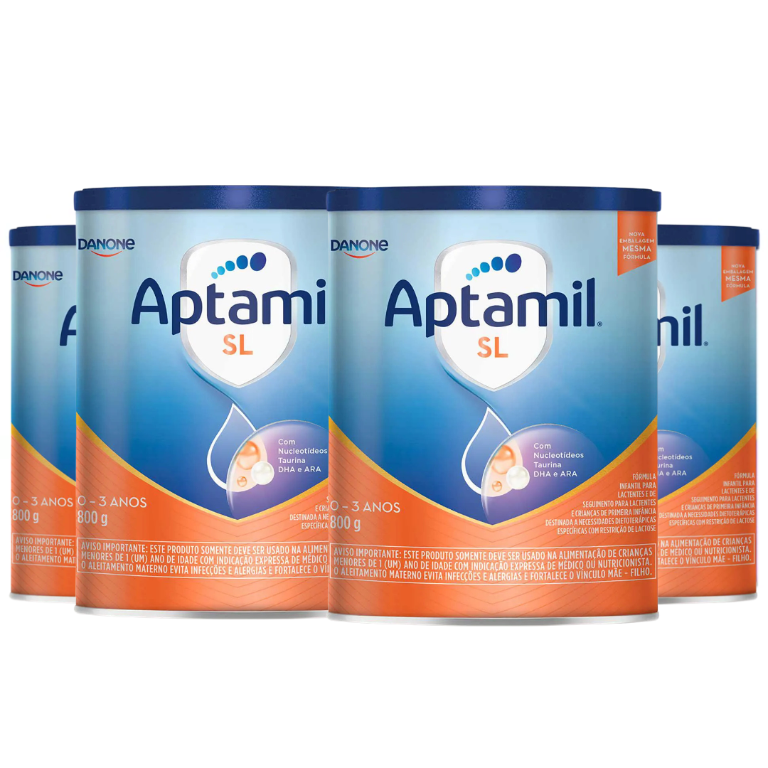 Aptamil ProExpert SL Kit 4und - Fórmula Infantil Sem Lactose 800g Danone + E-book