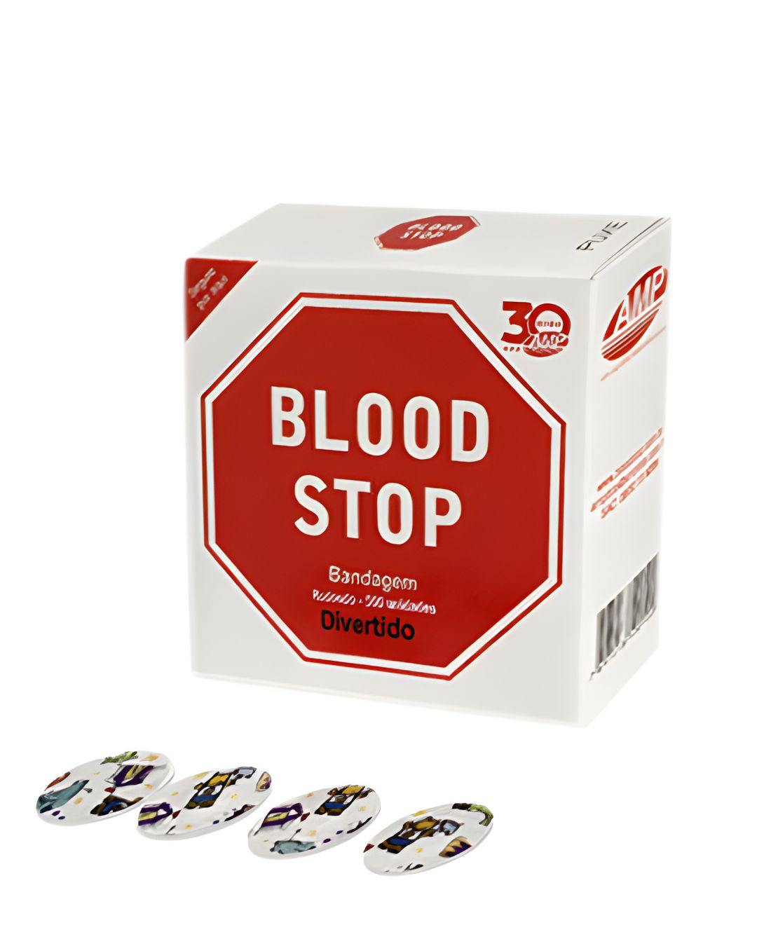 Blood Stop Redondo Divertido com 500un - AMP + E-book