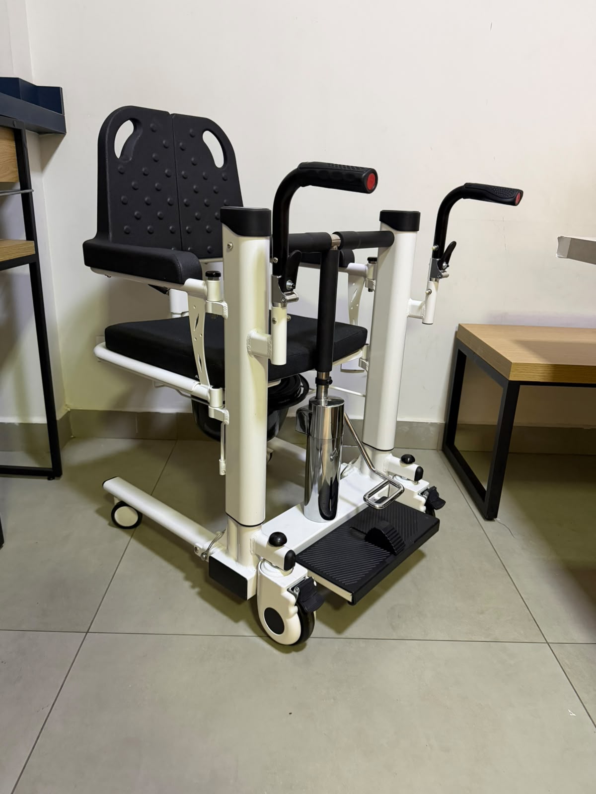 Cadeira de Transferência Em Aluminio - Supermedy - OUTLET