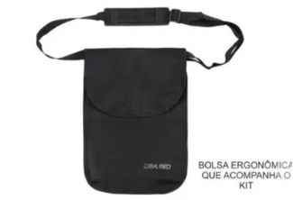 Kit Acadêmico com Bolsa Ergonômica Preta P.A. Med + E-book