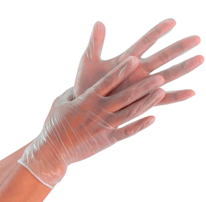 Luva Vinil Procedimento  Sem Pó + E-book