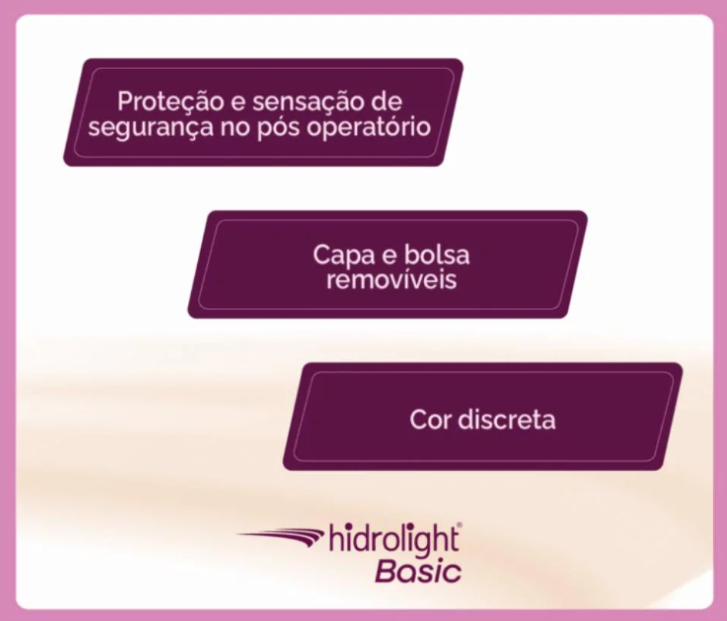 Faixa Elástica para Colostomia Basic 4 Painéis - Hidrolight