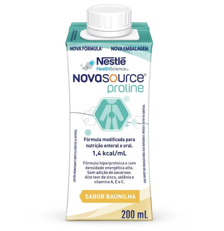 Novasource Proline 200ml - Nestle - Baunilha + E-book