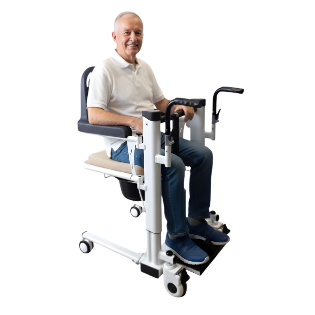 Cadeira de Transferência para Banho em Alumínio Senior Care - Supermedy