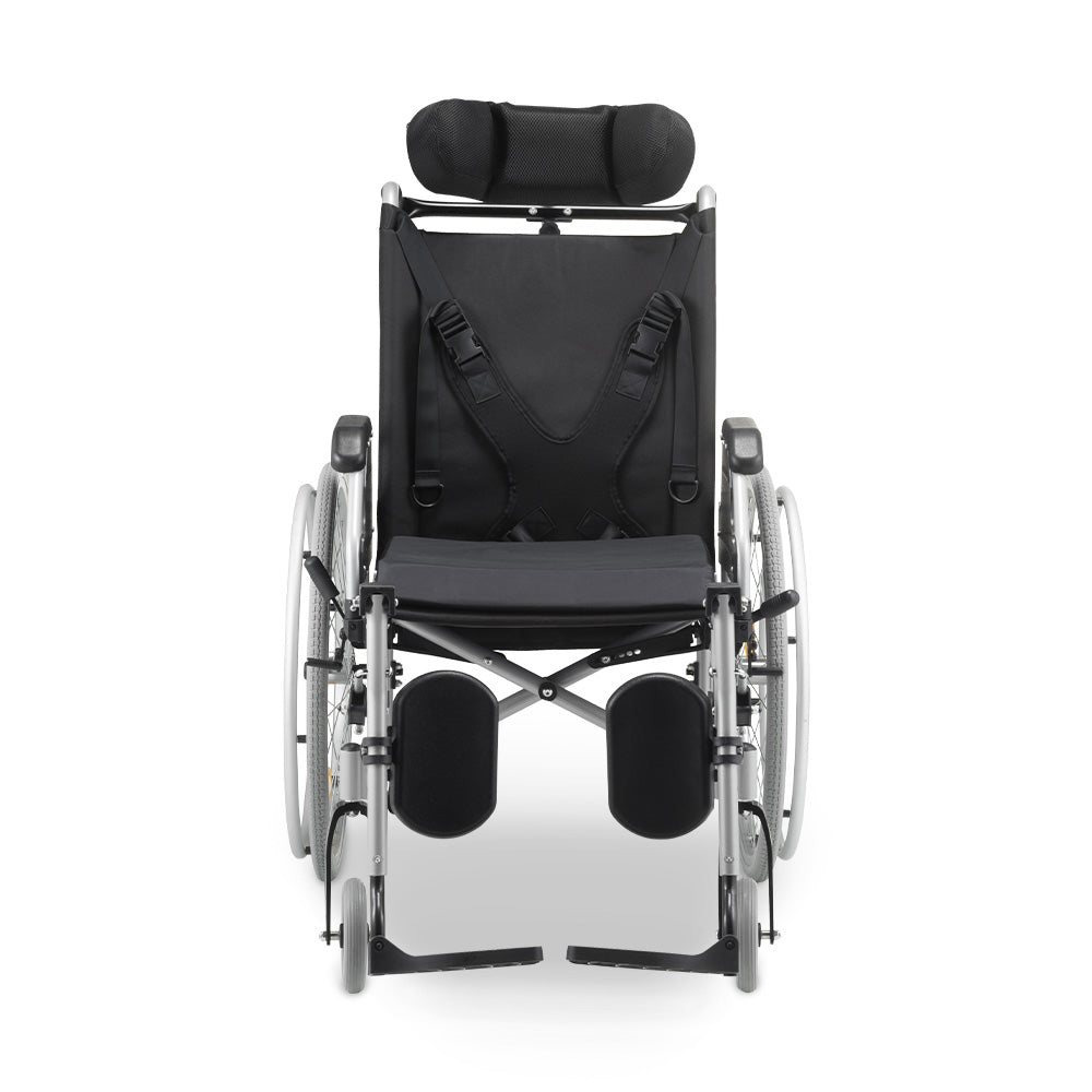 Cadeira de Rodas Tetra Reclinável com Encosto e Cinto até 130 Kg D700 - Dellamed